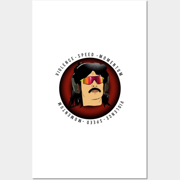 Dr Disrespect Wall Art by Suzannafell